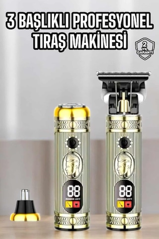 Profesyonel Saç Sakal Ve Vücut Tıraşına Uygun Sıfır Sinek Kaydı Tıraş