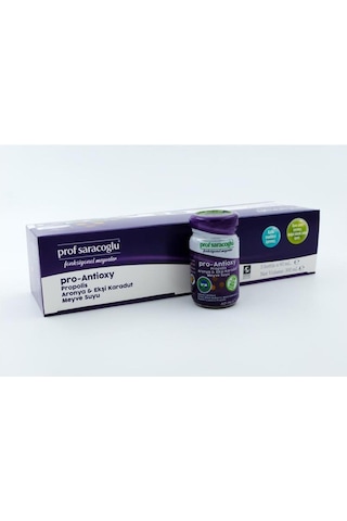 Prof Saracoglu Pro Antioxy Propolis Aronya Ekşi Karadut Shut 5 Meyve Suyu 60 ML