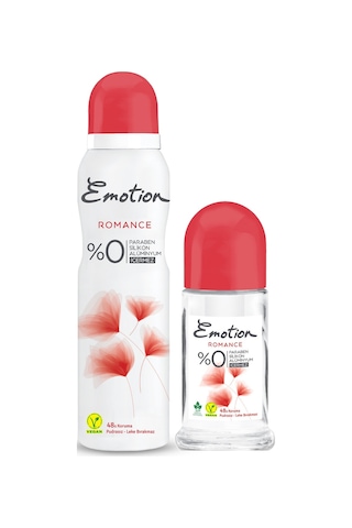 Emotion Romance Kadın Deodorant 150 ML + Roll-On 50 ML
