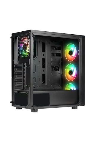 Rampage Trıangle 4x120mm Rgb Fanlı Midt Atx Gaming Oyuncu Kasası