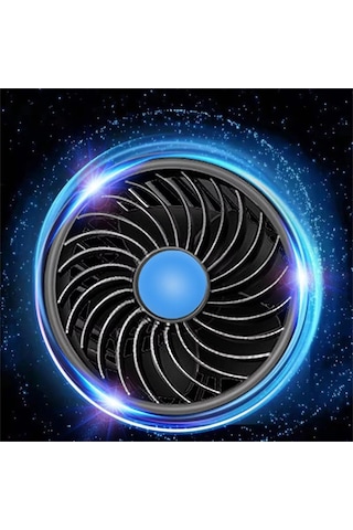 Araba Dashboard Soğutma Fanı Usb Elektrikli Çift Kafalı Soğutma Hava Sirkülatörü Güçlü Rüzgar 360 Derece Dönebilen Soğutucu