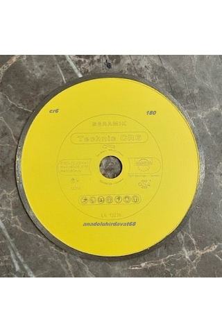 Samedia Cr6 Pro 180mm Porselen Granit Kesme Elması Seramik Kesici Germany