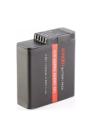 Sanger Ahdbt-501 Gopro Hero 5 6 7 Black Batarya