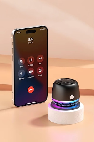 M99 Magsafe Uyumlu Rgb Işıklı Bluetooth Hoparlör - Mıknatıslı Mini Ses