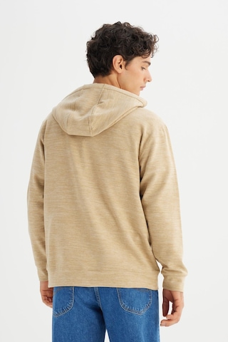 Lee Erkek Full Zip Sweatshirt Beige Çok Renkli