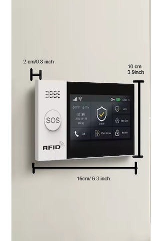 Obiem Akıllı Ev Güvenlik Alarm Sistemleri Kolay Kurulum Sim Kart/google Asistan/amazon Alexa/uzaktan Bağlantı