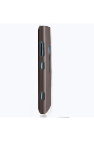 Nillkin Lumia 920 İle Uyumlu Sert Kauçuk Kılıf Kahverengi Kahverengi