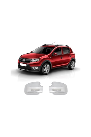 Dacia Sandero Uyumlu 2008-2012 Ayna Kapağı 2 Parça Abs Krom Kaplama