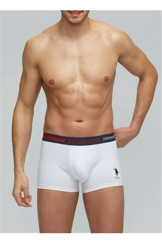 U.S. Polo Assn. U.S Polo Assn. 80155 Erkek 3 Lü Boxer-Lacivert&Grimelanj&Beyaz - L