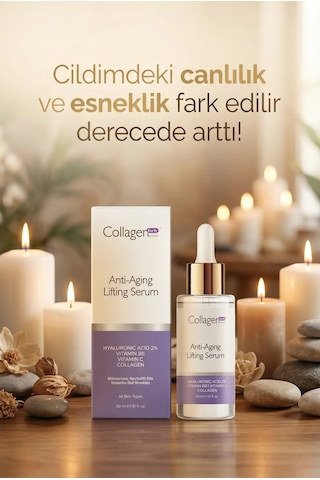 Collagen Forte Platinum Hyaluronik Asit Sıkılaştırıcı Serum 30 ML
