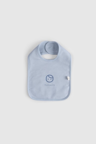 2'li Sıvı Geçirmez Mavi - Ekru Mama Önlüğü Mavi