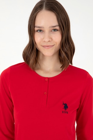 U.s. Polo Assn. Kadın Kırmızı Pijama Takım 50303412-vr030 Kırmızı