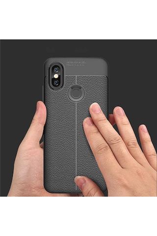 Xiaomi Mi A2 Lite Kılıf Zore Niss Silikon Kapak Gri