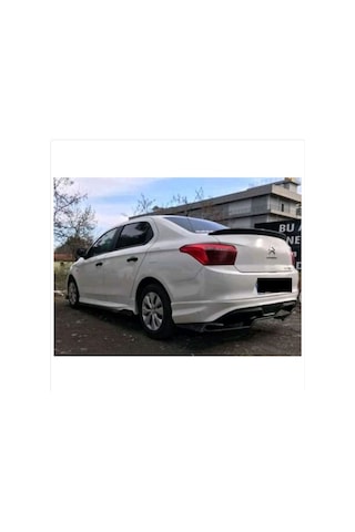Citroen C-Elysee Boyasız Arka Tampon Eki