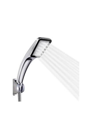 Jms Basınçlı Yağış 300 Delik Duş Başlığı Su Tasarrufu Filtre Püskürtme Memesi Gümüş