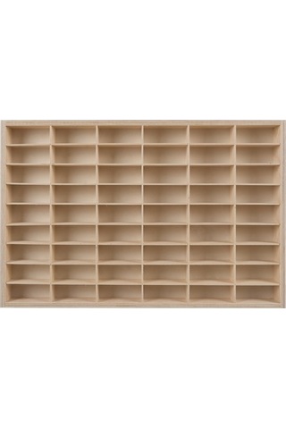 Model Arabalar/koleksiyon Eşyaları İçin Depolama Rafı - Küçük 54 Bölmeli Raf