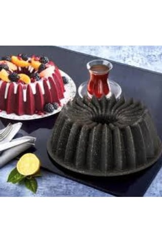 Döküm Granit 26 Cm Siyah Yıldız Kek Kalıbı