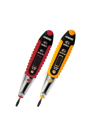 Red-aneng Vd700 Led Dijital Ekran Test Kalemi 12-250 V Doğru Akım Ac Akım Sıfır Hat Faz Hattı Kesme Noktası Ölçüm El Feneri