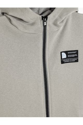 Koton Kapşonlu Yelek Cep Detaylı Fermuar Kapamalı Gri 5wkb30016tk Gri