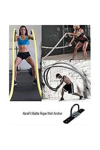 Homyl Fitness Savaş Halatı Çapa Duvara Monte Güç Eğitimi