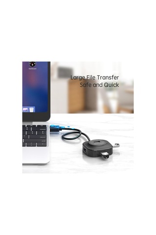 Springsun Dizüstü Bilgisayar İçin Usb Şarj Portlu Yüksek Hızlı 4 Portlu Usb2.0 Hub Çoklu Arayüzlü Hub Genişletici