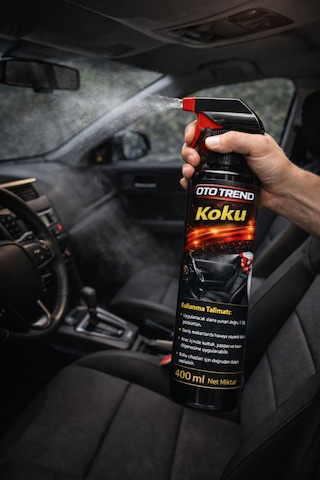 Oto Trend Amber Araç Kokusu Sprey 400 Ml Kalıcı Amber Kokusu, Araç İçi Ferahlatıcı Hava Tazeleyici 001
