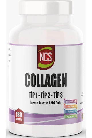 Ncs Collagen (Kollajen) 1000 MG Tip 1 - 2 - 3 Glutatyon Vitamin C
