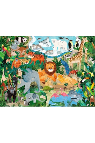 Crocodile Creek Puzzle - 24 Parça - Hayvanat Bahçesi