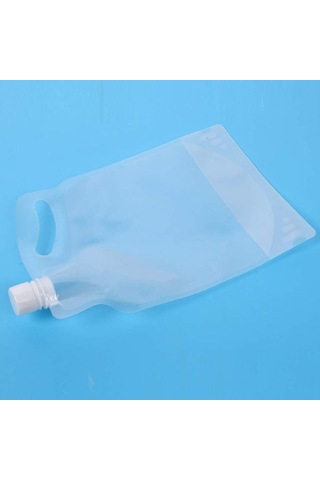 Plastik Kapaklı Su Torbası 1 Litre Sarı