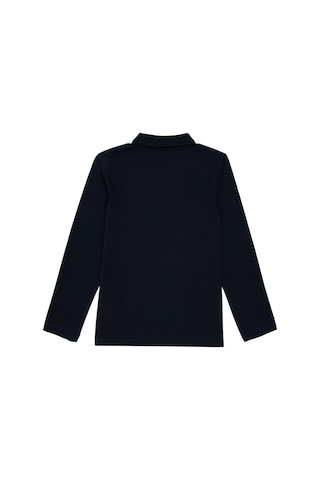 U.S. Polo Assn. Kız Çocuk Lacivert Polo Yaka Basic Sweatshirt 50296377-VR033