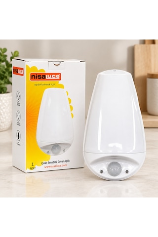 Sensörlü Led Duvar Aplik E27, Ip20 Çok Renkli