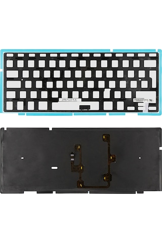 Apple MacBook Pro İle Uyumlu 17inc A1297 Klavye Işıkları Backlight Uk İngilizce-türkçe 2009/2011