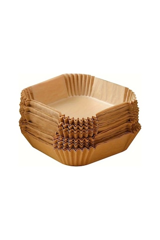 Sunshine011 100'lü Sarı Airfryer Pişirme Kağıdı - Yapışmaz, Mikrodalga Fırın Ve Ticari Mutfaklar İçin Sağlıklı