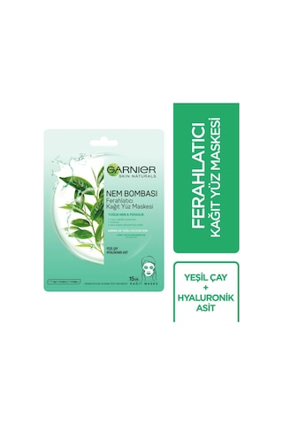 Garnier Nem Bombası Ferahlatıcı Kağıt Maske 28Gr 3 Al 2 Öde