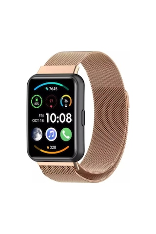 Huawei Watch Fit 2 Uyumlu Metal Mıknatıslı Kordon