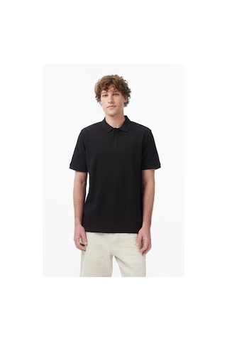 Nautica Erkek Siyah Regular Fit Polo Yaka T-shirt-14584