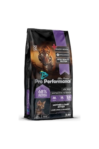 Pro Performance Ultra Premium Mother&baby Kuzu Etli Ve Pirinçli Yavru Kedi Maması 15 Kg Pro Performance Ultra Premium Mother&baby Kuzu Etli Ve Pirinçli Yavru Kedi Maması 15 Kg