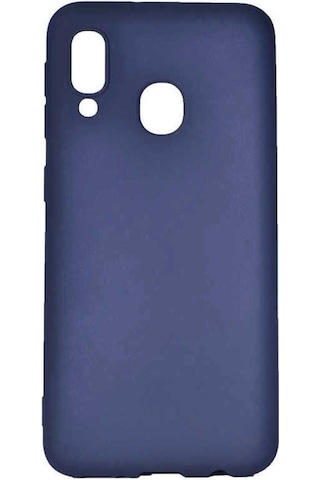 Samsung Uyumlu Galaxy A20e Kılıf Zore Premier Silikon Kapak Lacivert