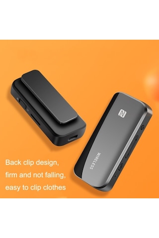 Sones T40 2'si 1 Arada Bluetooth 5.1 Alıcı Nfc Verici Araç Aux Adaptörü