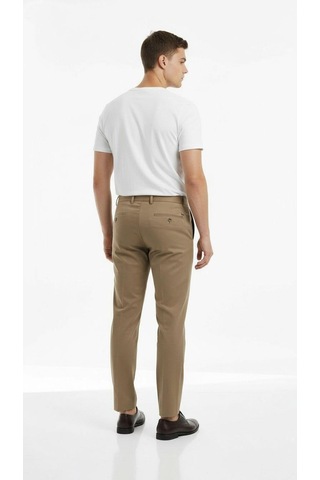 Plus Scorpion Erkek Slim Fit Klasik Kumaş Pantolon Dar Kesim, Günlük Ve Ofis Kullanımına Uygun Şık Tasarım Açık Bej