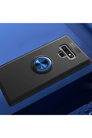 Samsung Galaxy Uyumlu Note 9 Kilif Yüzüklü Tam Korumali Silikon Kapak 417331905