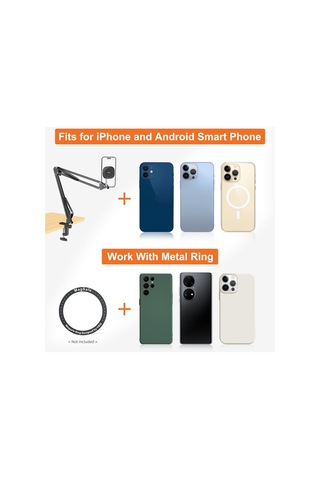 Vrig Mg-09 Masaüstü Tepegöz Manyetik Telefon Montaj D13035