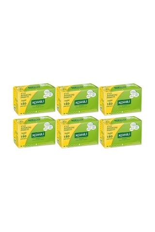 Komili Klasik Islak Havlu Mendil 6'Lı 3 X 60'Lı