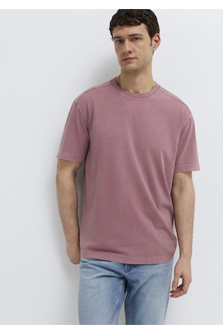 Mavi - Pembe Basic Tişört 0613312-70948