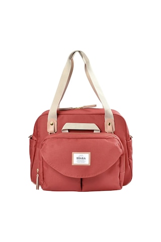 Beaba Sydney Iı Bebek Bakım Çantası Mavi Desenli 44x26x27 Cm Kırmızı