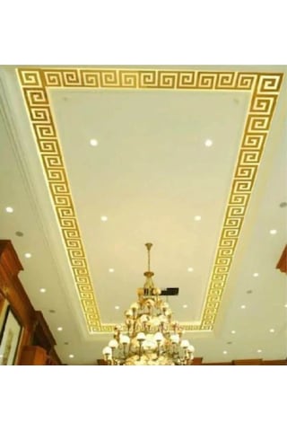 Dekor Süs Bordür Ayna Gold Altın 16 Pleksi Dekoratif Bordür