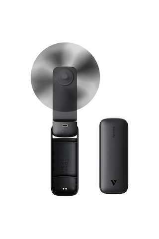 Aecooly Pf01 Katlanabilen Kompakt 3 Kademeli Portatif Soğutucu El Fanı Siyah