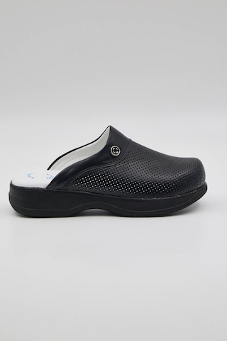 Terz-0050 Quicksteps Professional Kadın Anatomik Ve Comfort Sabo Terlik Siyah