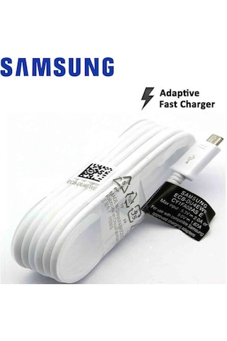 Samsung Uyumlu Note 2 3 4 5 S4 S5 S6 S7 Edge Hızlı Şarj Data Kablosu Beyaz Senalstore - Beyaz