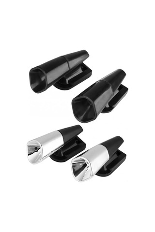 Ranyeek Araç Ultrasonik Hayvan Uyarıcı - 2 Adet Siyah Led Işıklı Vahşi Hayvan Engelleme Cihazı